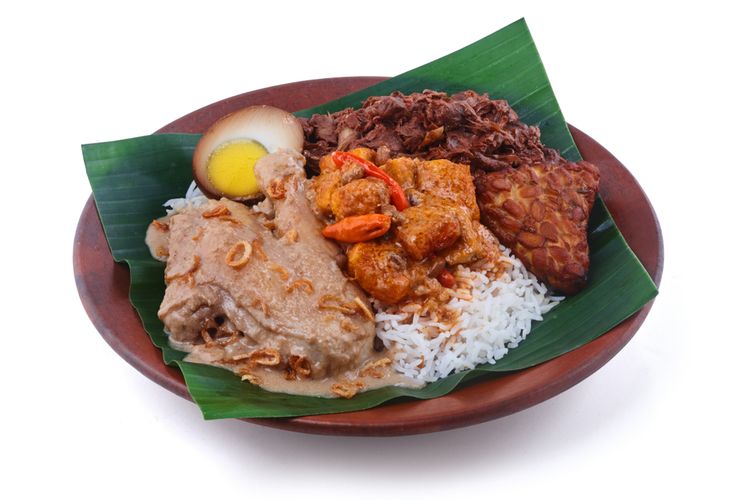 Nasi gudeg lauk ayam